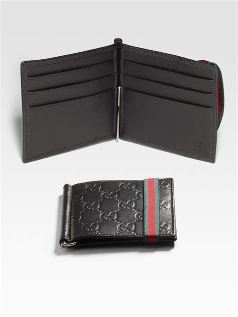 gucci money clip wallet black|Gucci money clip wallet blue.